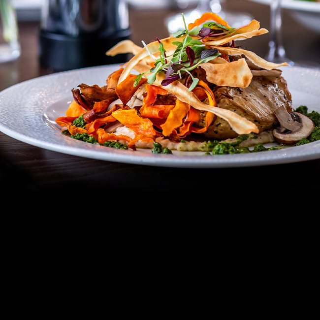 Vegan menu at The Bell Inn
